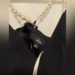 Lulus Bodycon Dress with Pearl Straps